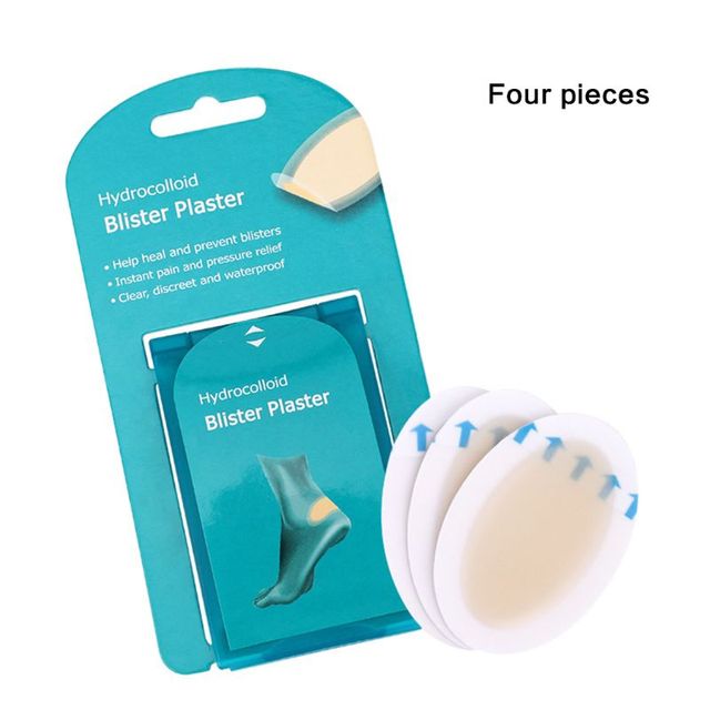 4pcs/box Blister Dressings Waterproof Hydrocolloid Plaster Adhesive Anti-Wear Heel Gel Sticker Pain Relief Pedicure Patch Pads