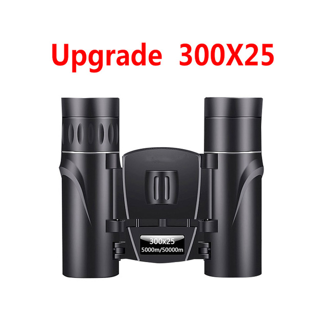 300X25 HD Powerful Binoculars 50000m Long Range Binoculars BAK4 FMC Optics Mini Telescope for Hunting Camping Outdoor Sports