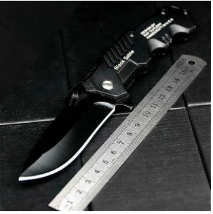 Folding Pocket Knife Tactical Survival Knife Sharp Steel Blade Outdoor Combat Hiking Hunting Knives Self Defense Camping Tools