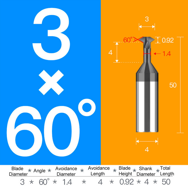 Tungsten carbide steel chamfering cutter 60 120 90 degree up and down double-sided machining coated milling cutter chamfering tools