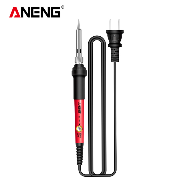 ANENG SL102 Electric Soldering Iron US/EU Plug Adjustable Temperature 220V Digital Display Portable Electric Soldering Tool