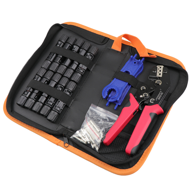 Crimping Terminal Pliers Set Eletrico Wire Clip Connector Electrical Wire Tools Crimper for MC 4 Solar Tool Plier 2546B