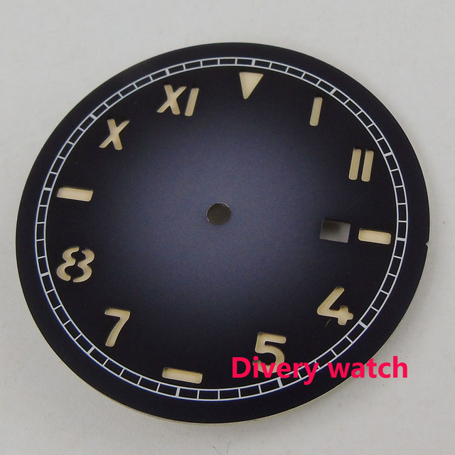 Fit for Miyota 8215 DG2813 ST1612 Movement 36mm Watch Dial Gradient Color Luminous 3 Hour Date for Automatic Men's Watch