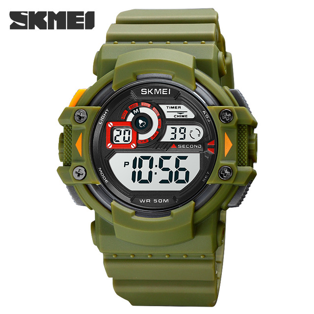 SKMEI Brand Sport Watch Men's Watches Stopwatch Waterproof Men Wristwatches Relogio Masculino Led Light Multifunctional Watches