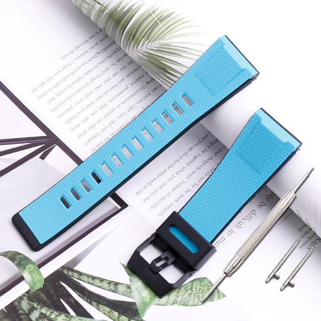 24mm Resin Strap Men's Pin Buckle Watch Accessories for Casio GA2000 PRG-600 PRW-6600PRG-650 Sports Waterproof Wristband Ladies