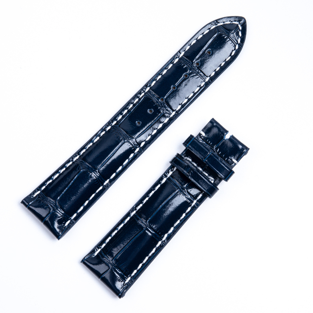 22mm 24mm for Breitling Strap Italy Genuine Cow Leather Watch Band Premier B01 Bentley Avenger Navitime 316L Pin Buckle Logo