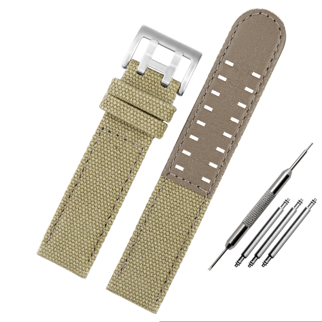 For hamilton khaki field watch h760250/h77616533/h70605963 H68201993 watch strap genuine leather nylon men watch band 20mm 22mm