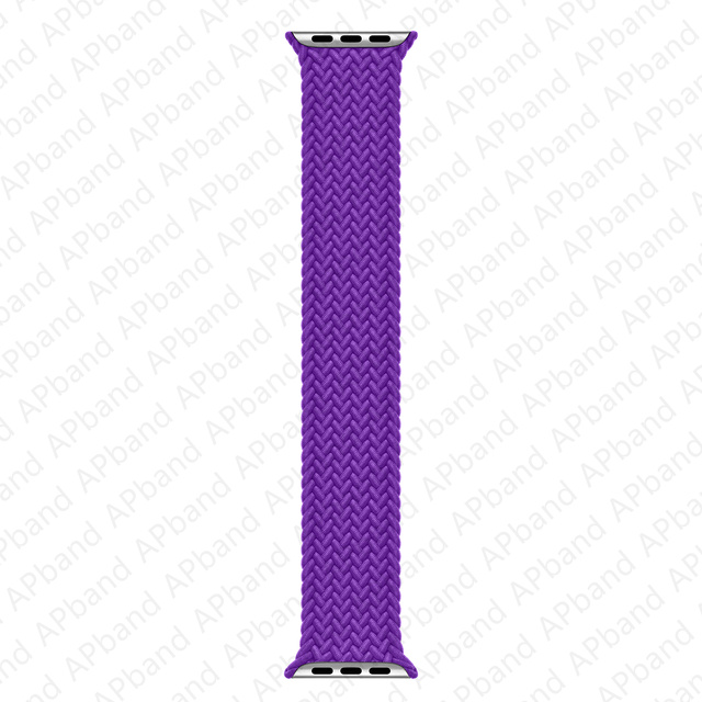 Strap for Apple Watch Band 45mm 41mm 44mm 40mm 42mm 38mm 1:1 Formal Nylon Braided Solo Loop Bracelet iWatch Series 3 4 5 SE 6 7