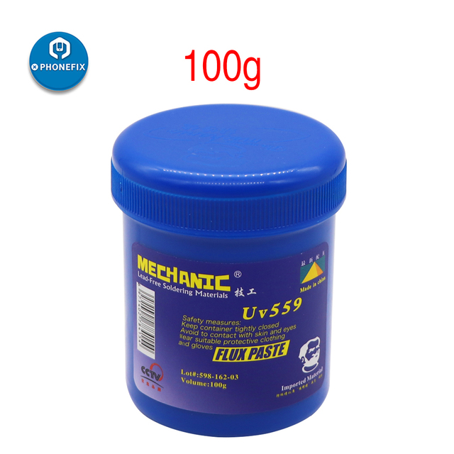 Mechanical 10CC Flux Soldering UV223 UV559 PCB BGA Soldering Paste Flux Lead-Free No Clean SMD Soldering Resistant Paste for iPhone Repair