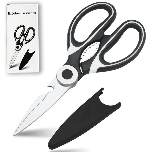 Can Clip Nut Multipurpose Panda Scissors Stainless Steel Food Chicken Bone Scissors Kitchen Household Scissors