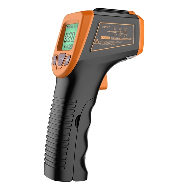 GM320S -50 ~ 600 ℃ / -58 ~ 1112 ℃ High Temperature Non-contact LCD Infrared Heat Gun