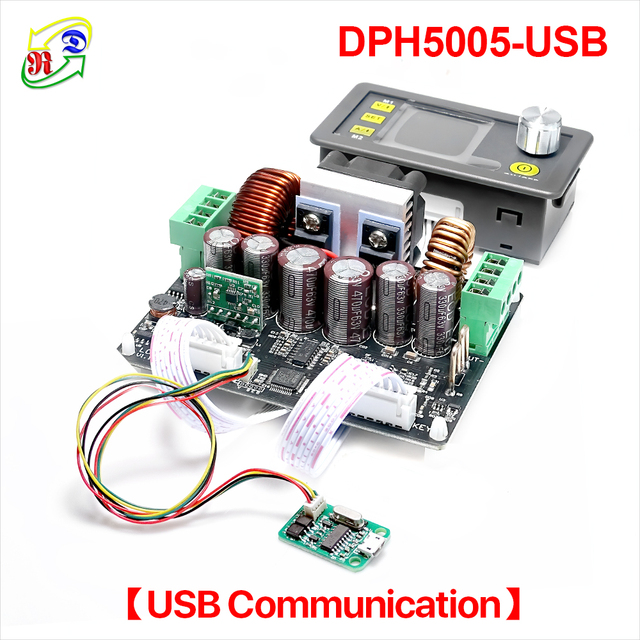 RD DPH5005 باك دفعة محول الجهد المستمر الحالي للبرمجة التحكم الرقمي امدادات الطاقة اللون LCD متعدد 50 فولت 5A