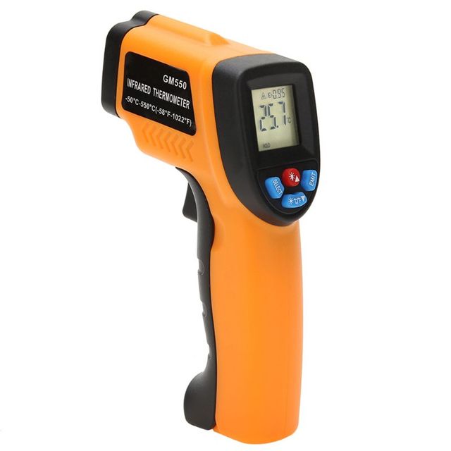 Digital Thermometer, Model GM320, Thermometer, Infrared, Non-contact,