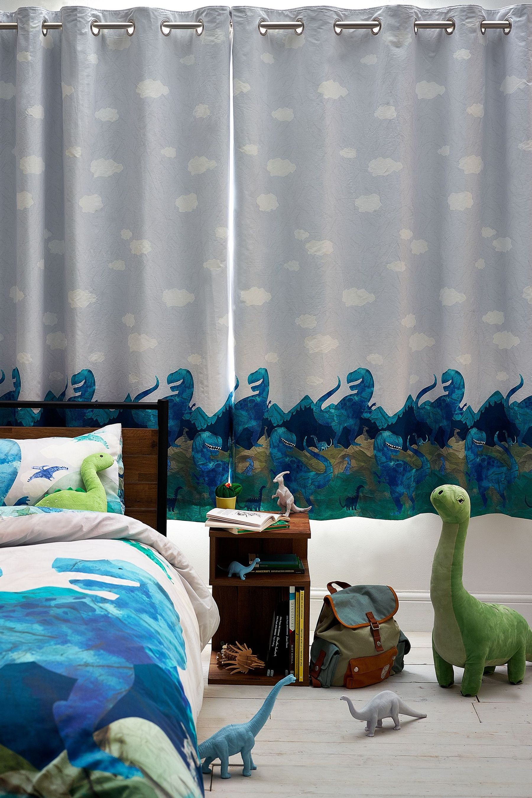 Dino Mountain Eyelet Blackout Curtains