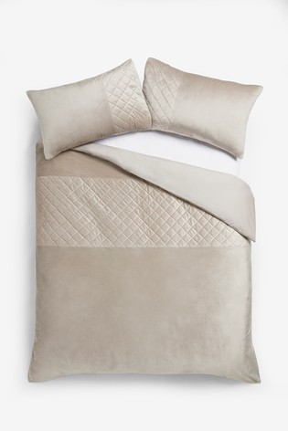 Hamilton Velvet Duvet Cover And Pillowcase Set