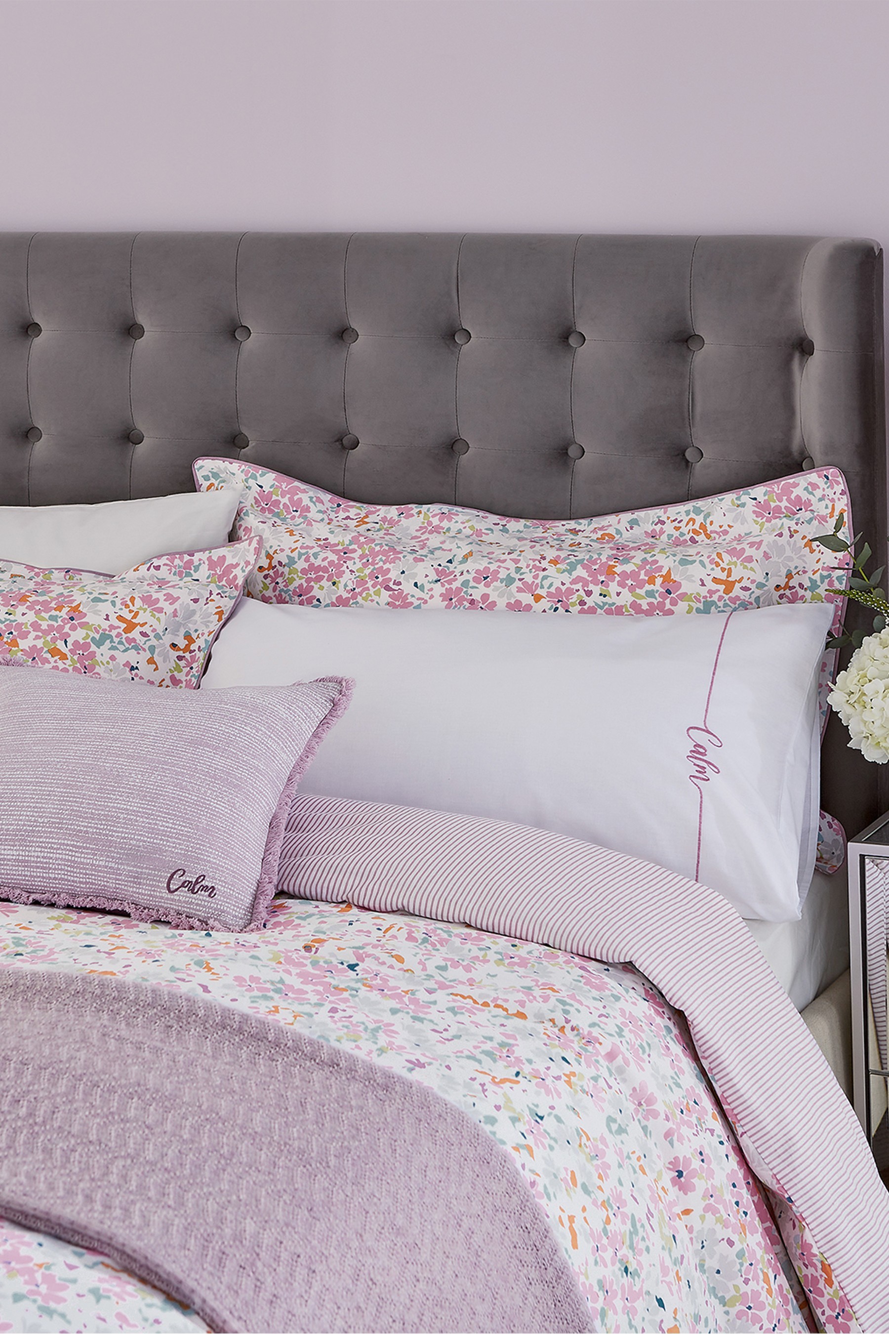 Katie Piper Cotton Calm Daisy Duvet Cover And Pillowcase Set