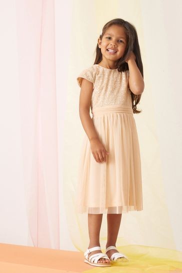 Lipsy Mini Sequin Bodice Occasion Dress