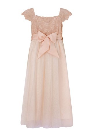 Monsoon Pink Estella Sparkle Dress