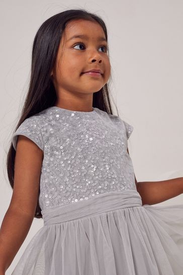 Lipsy Mini Sequin Bodice Occasion Dress