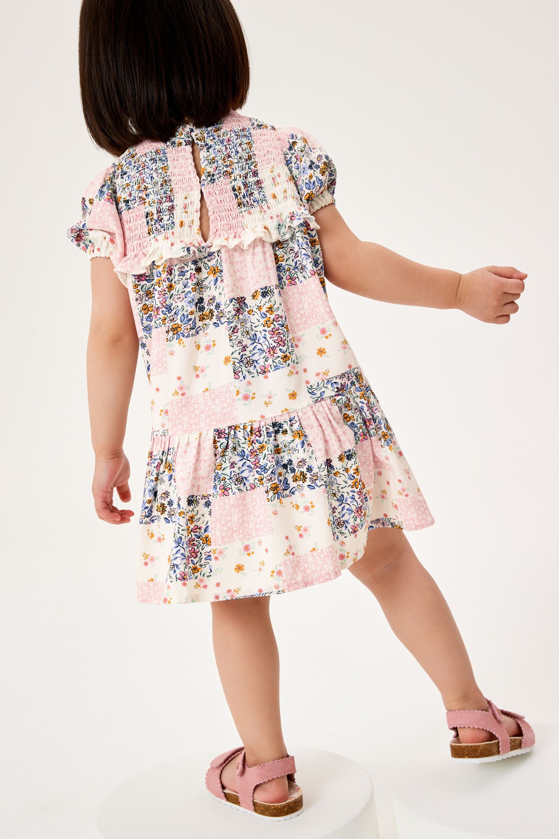 Printed Shirred Dress (3mths-7yrs)