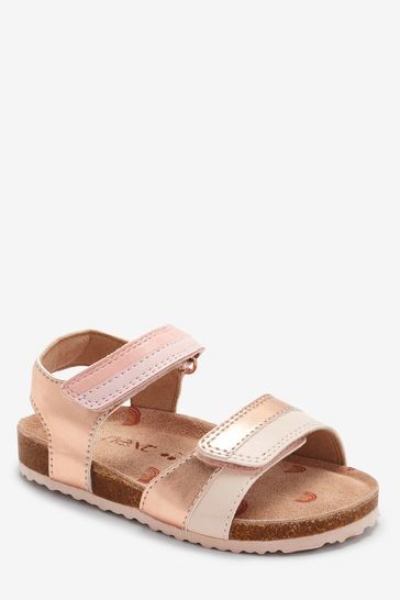 Adjustable Strap Corkbed Sandals Wide Fit (G)