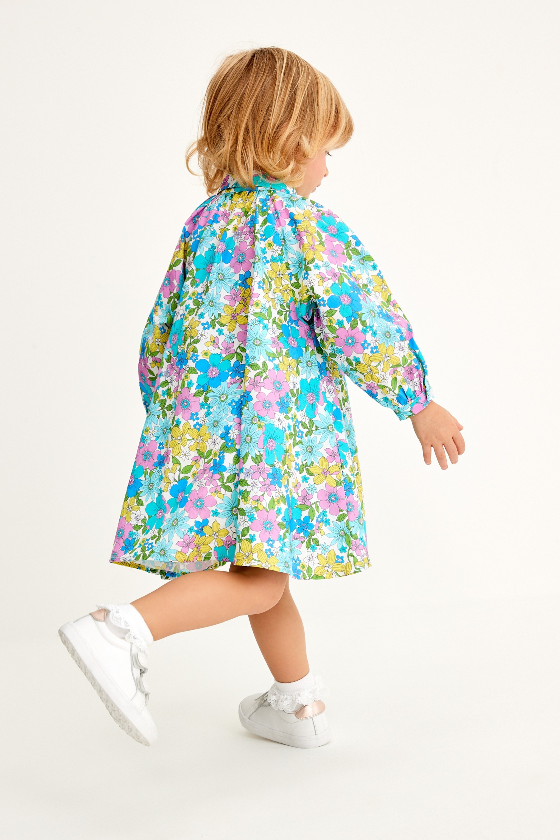 Cotton Volume Shirt Dress (3mths-7yrs)