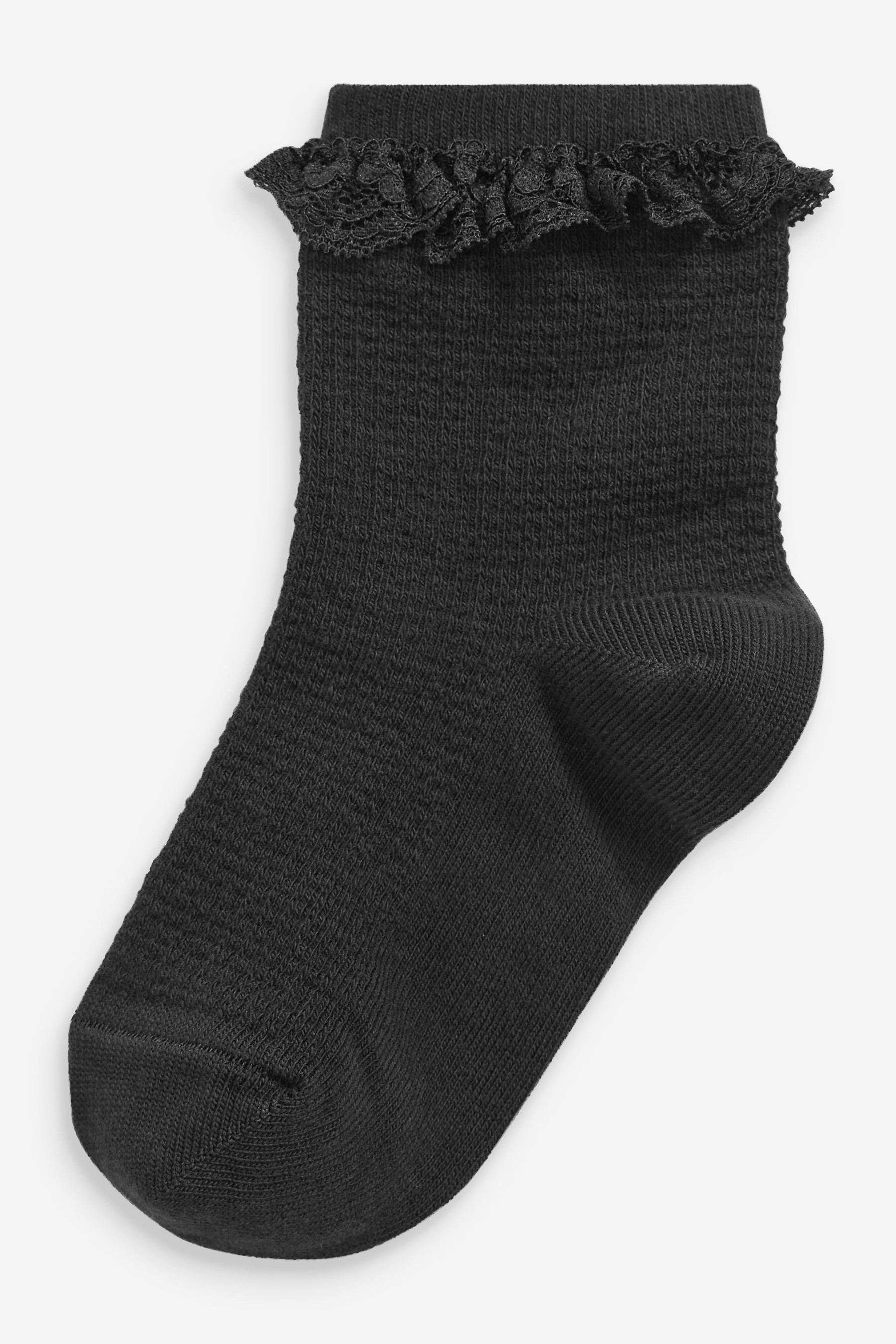 2 Pack Cotton Rich Ruffle Ankle Socks