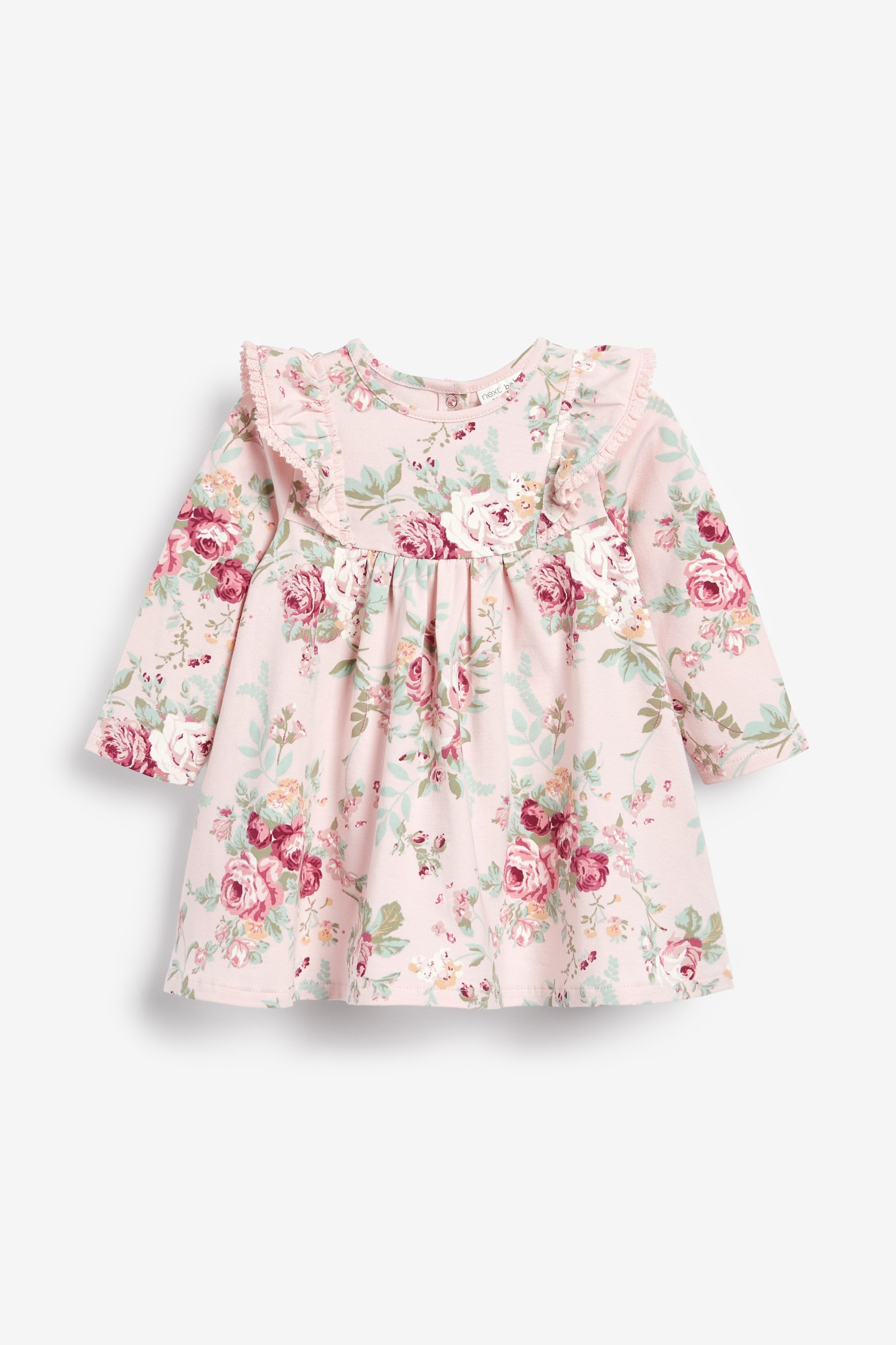 2 Pack Long Sleeved Floral Baby Dresses (0mths-3yrs)