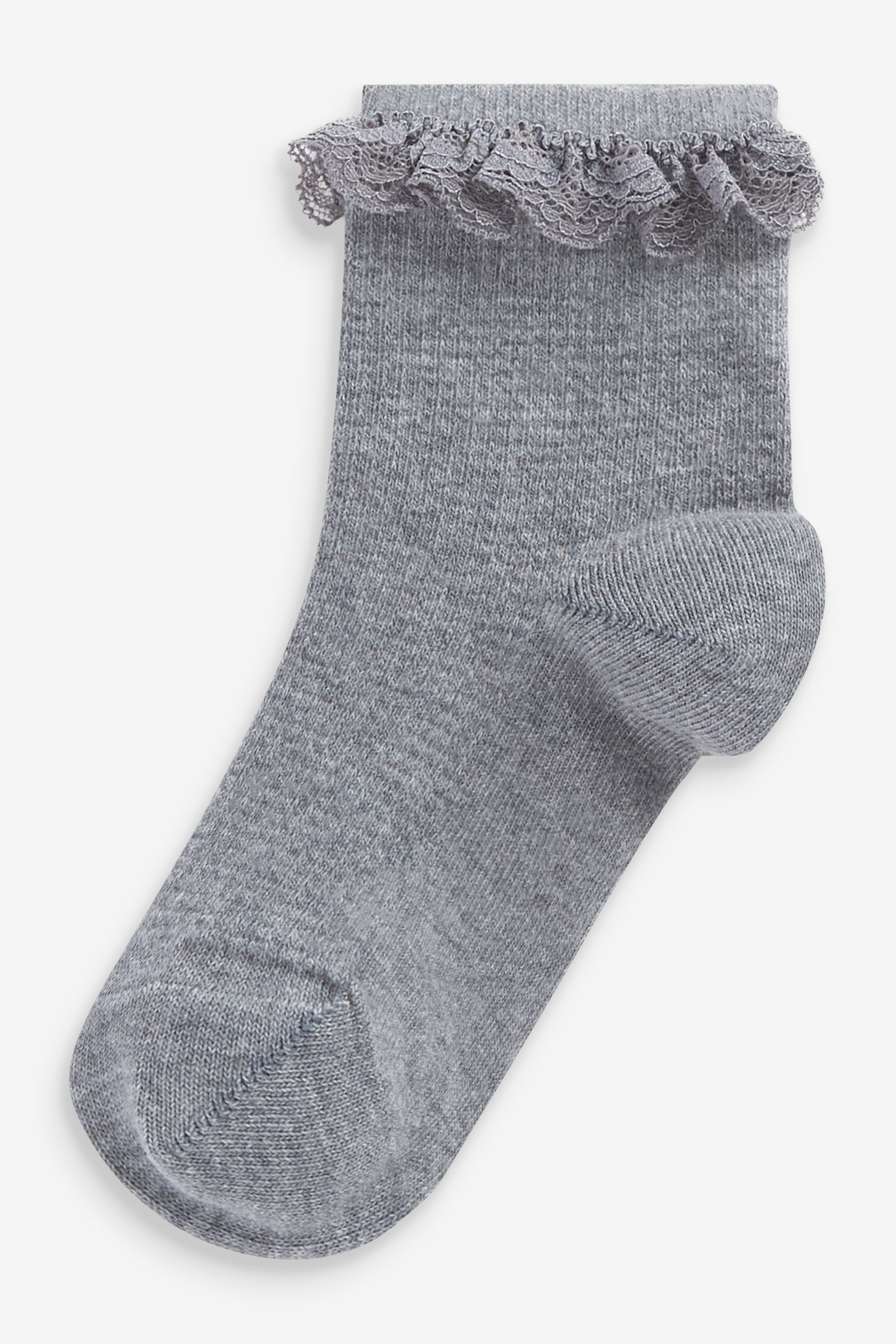 2 Pack Cotton Rich Ruffle Ankle Socks