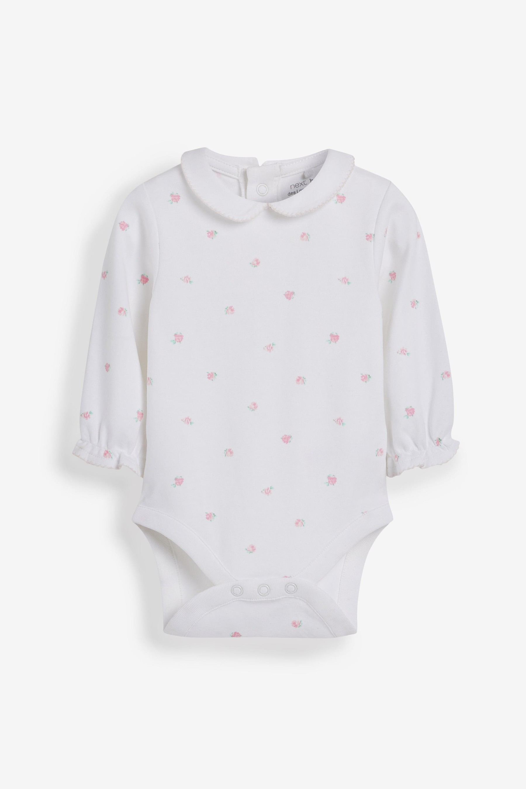 3 Pack Premium Long Sleeve Baby Bodysuits