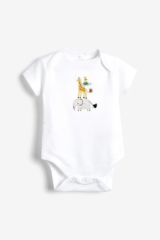 5 Pack Short Sleeve Bodysuits (0mths-3yrs)