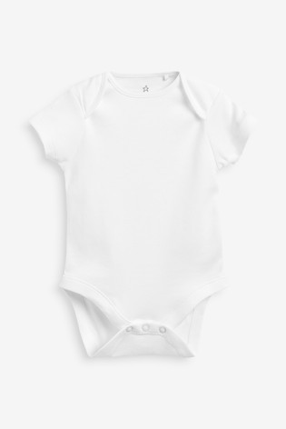 Baby 7 Pack Cotton Short Sleeve Bodysuits (0mths-3yrs)
