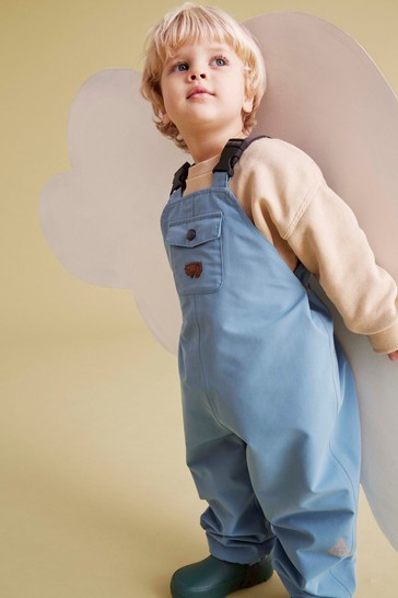 Töastie® Kids Rain Blue Waterproof Dungarees