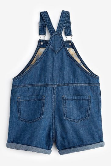 Benetton Blue Denim Dungarees