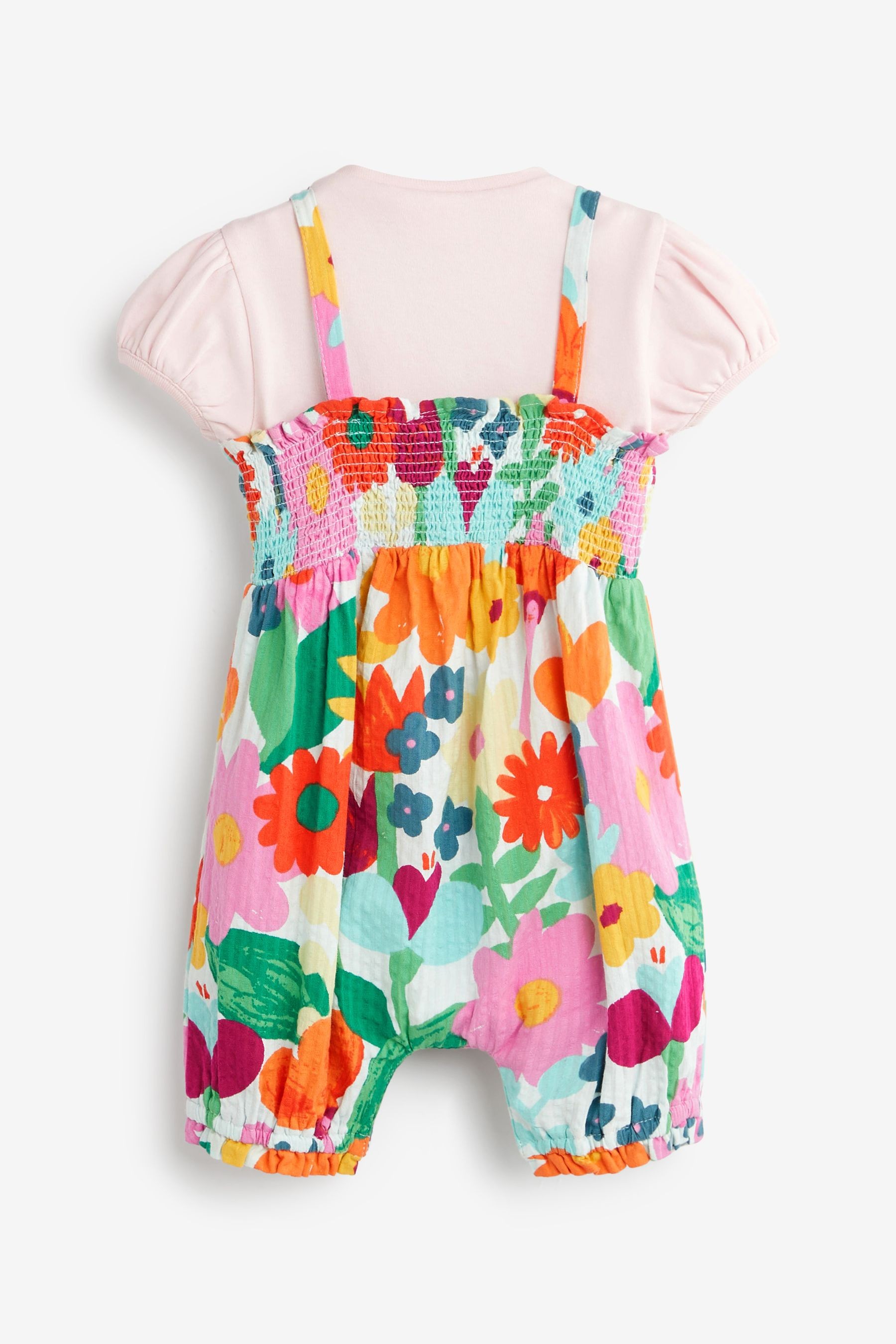 Baby 2 Piece Dungarees And Bodysuit Set (0mths-2yrs)