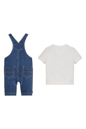 Tommy Hilfiger Baby T-Shirt &  Dungarees Set