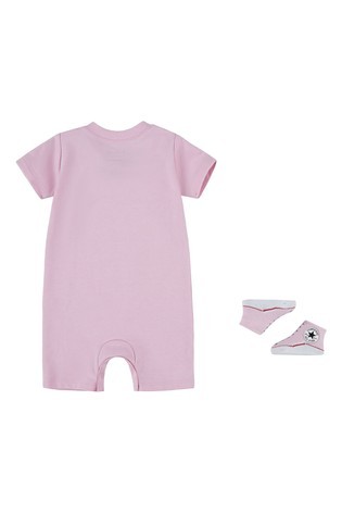 Converse Baby Romper and Bootie Set