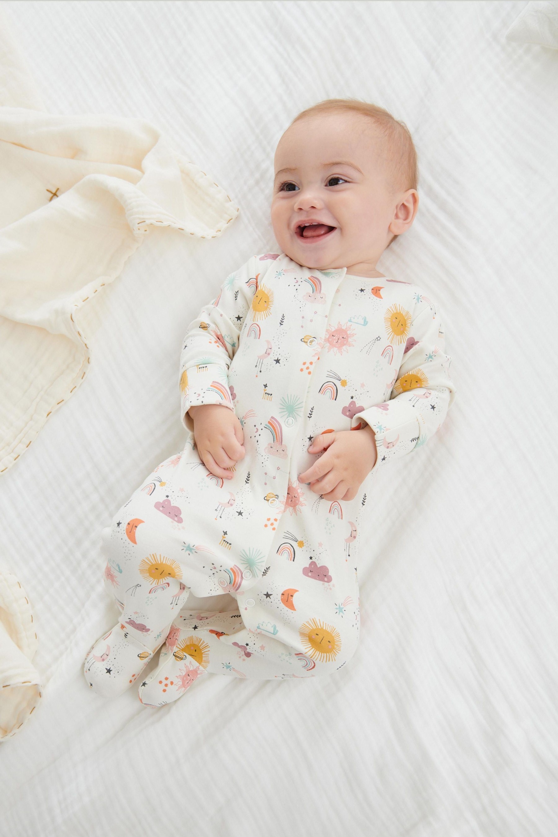 Baby 5 Pack Sleepsuits (0mths-2yrs)