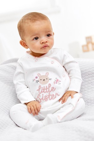 Little Sister Baby Sleepsuit (0-2yrs)