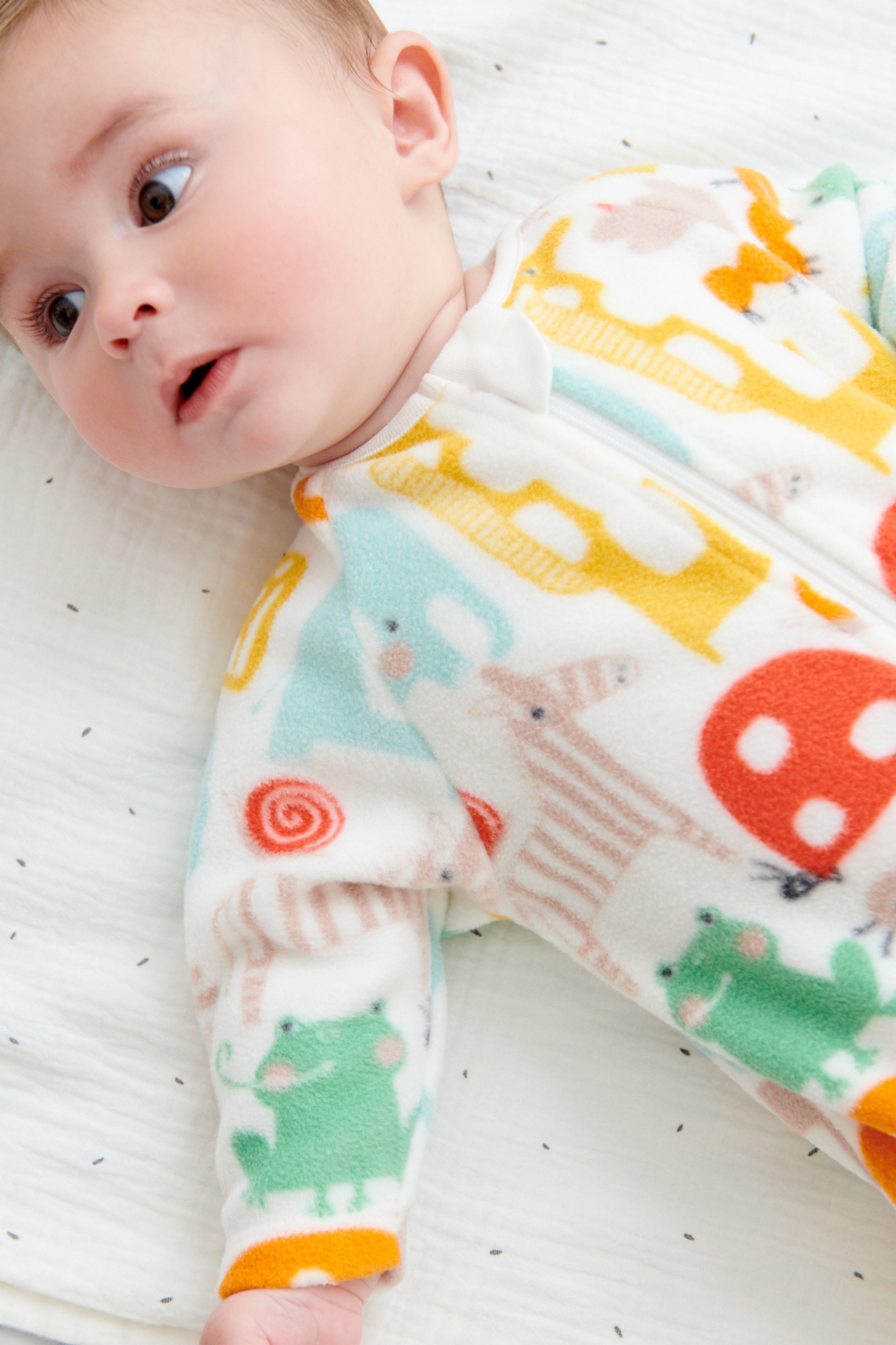 Fleece Baby Sleepsuit (0mths-3yrs)