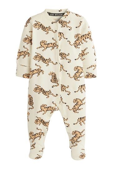 Myleene Klass Baby Animal Print Sleepsuits 2 Pack