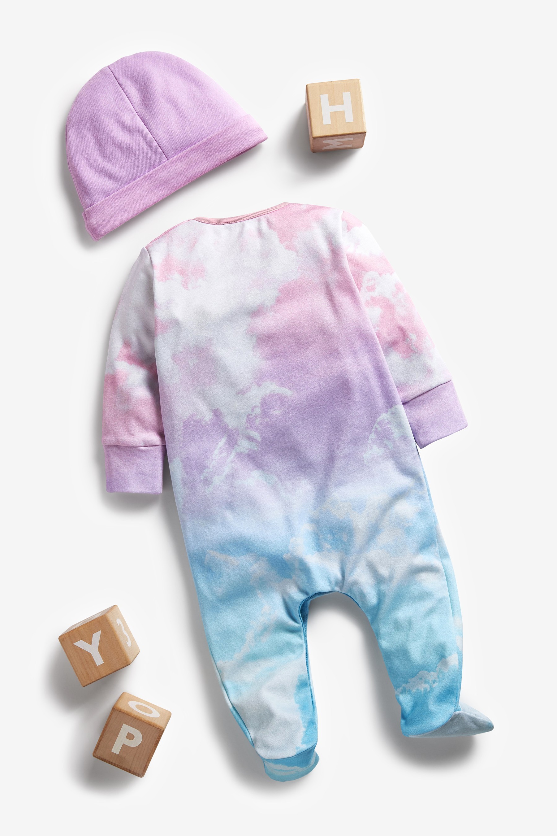 Hype. Baby Sleepsuit And Hat Set