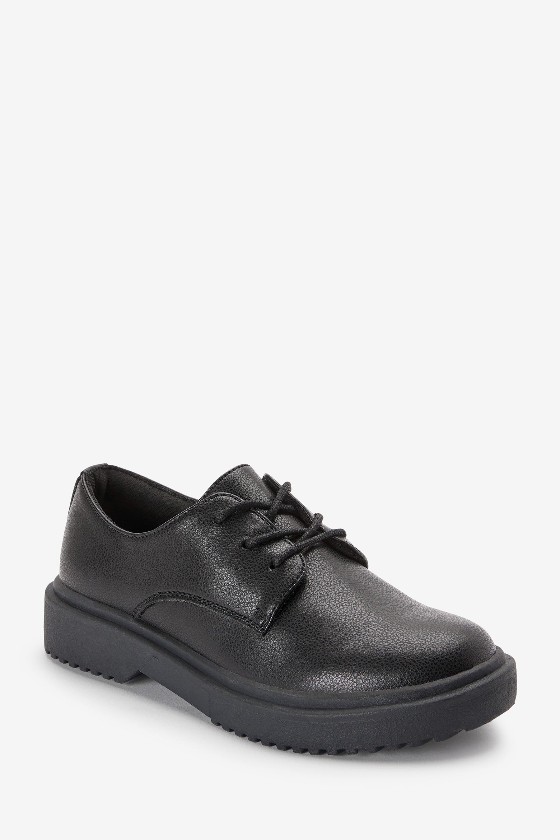 School Chunky Lace-Up Shoes Standard Fit (F)