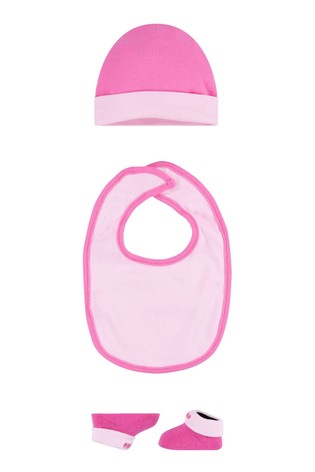 Converse Baby Bib Hat and Bootie Set