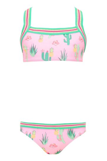 Sunuva Pink Cactus Elastic Bikini