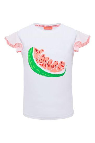 Sunuva White Watermelon Short Sleeve Rash Vest