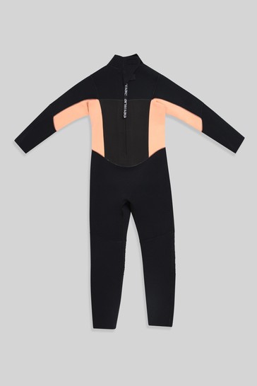 Animal Black Girls Full Wetsuit