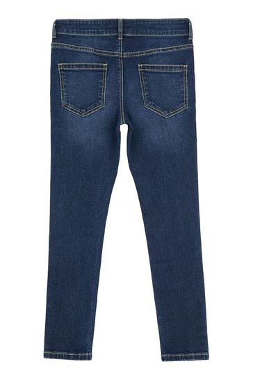 Juicy Couture Blue Branded Skinny Jeans