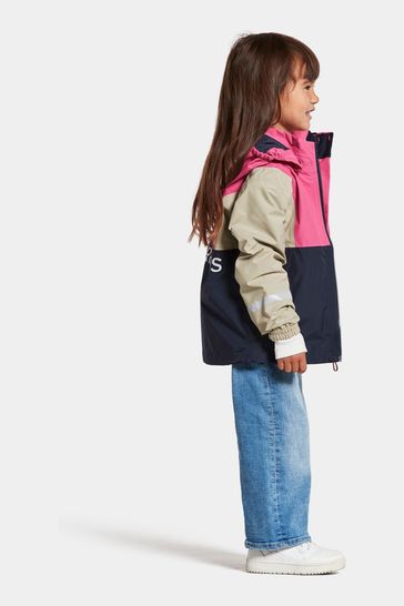 Didriksons Girls Pink Block Jacket