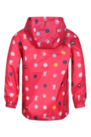 Regatta Peppa Pig™ Pink Waterproof Pack-It Jacket